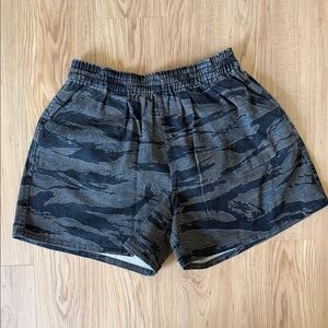 Casual Gray Camo Shorts